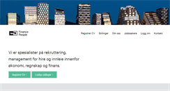 Desktop Screenshot of financepeople.no